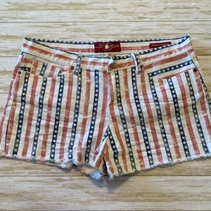 Lucky Brand Flag Shorts 10/30